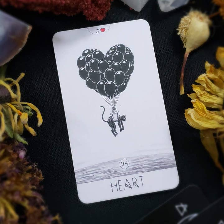 Black Cat Lenormand Cards for wholesale by Black Cat Oracle Cards