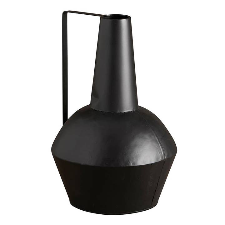 Matte Black Vase With Handle for wholesale by 47th & Main (Creative Brands)