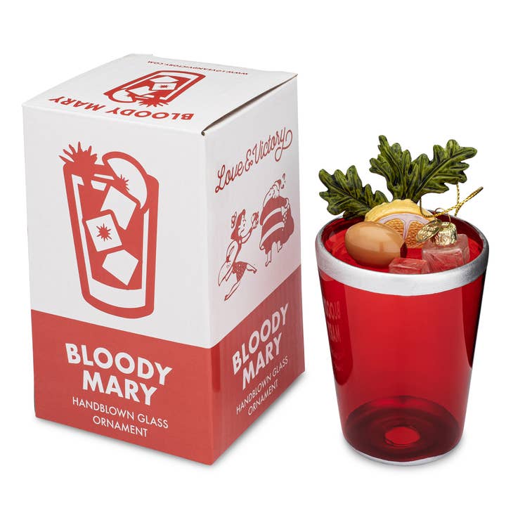 Love & Victory - Wholesale Ornament - Bloody Mary Cocktail Holiday Ornament Christmas Decor