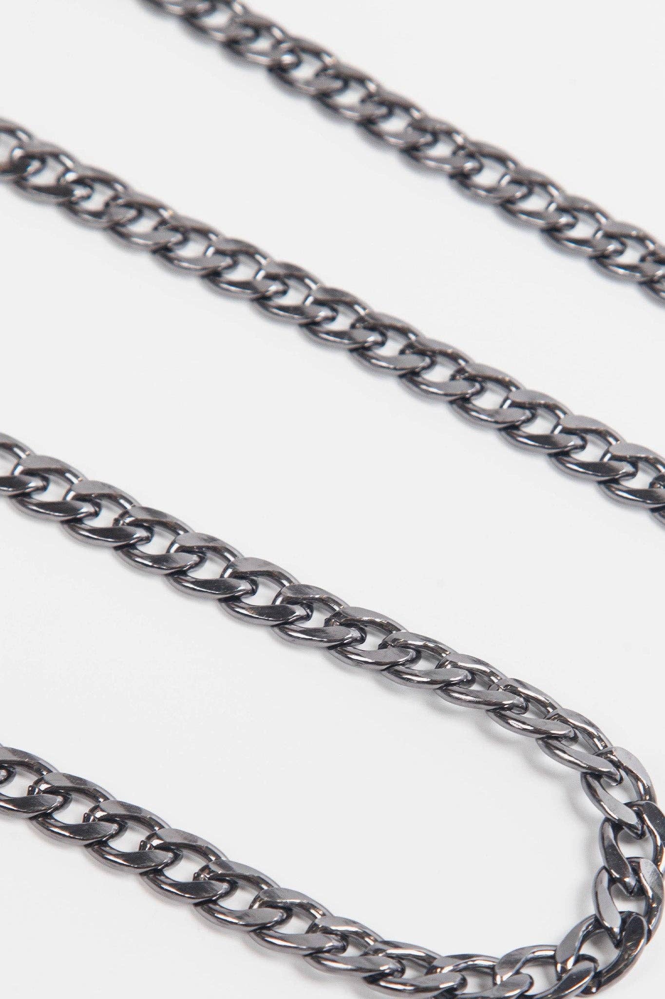 Sarta Accessories – wholesale Bag strap – women's – Cuban Chain Link Bag Strap Pewter0