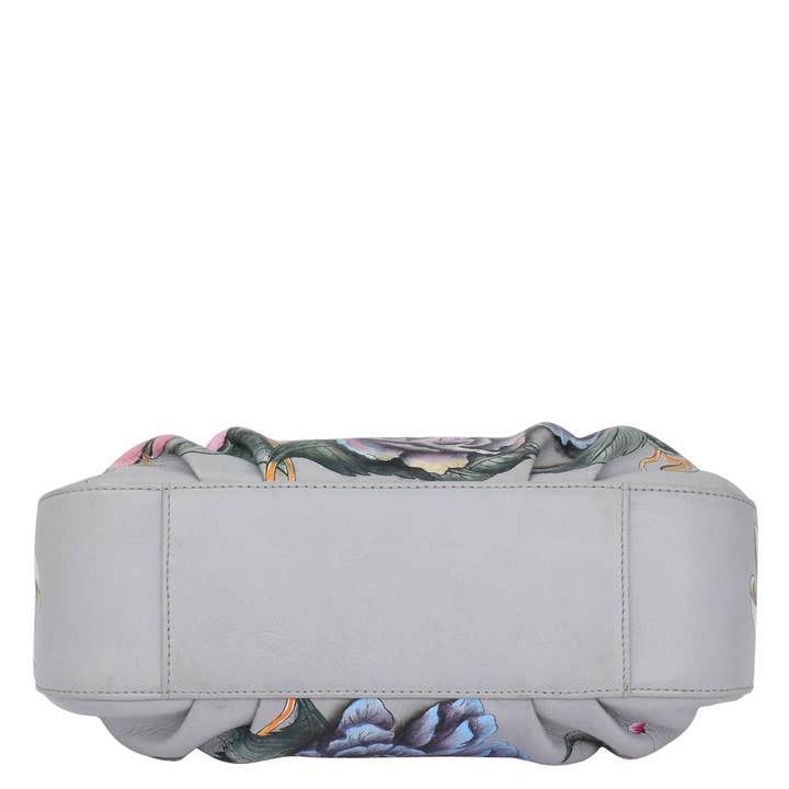 Anuschka | Vanya Lara (USA) - Wholesale Shoulder Bag - Women's - Ruched East West Hobo With Chain - 722
