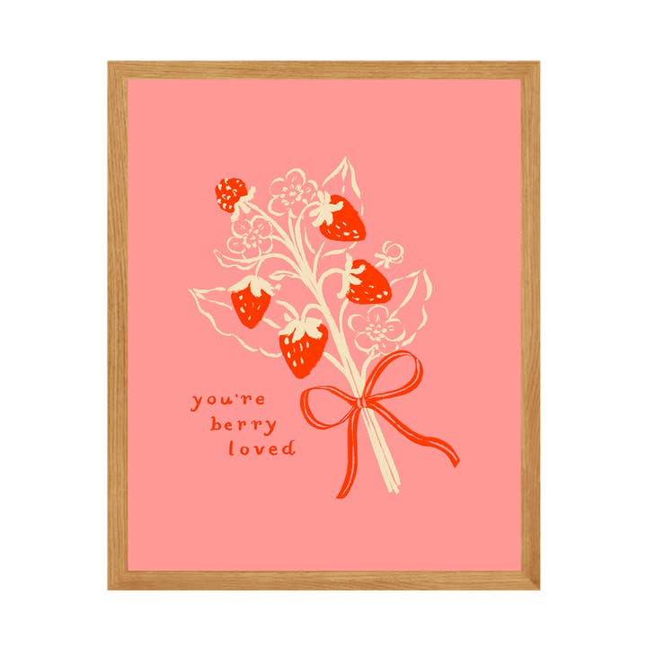 Impression artistique Berry Loved pour la vente par Samantha Johnson Illustration