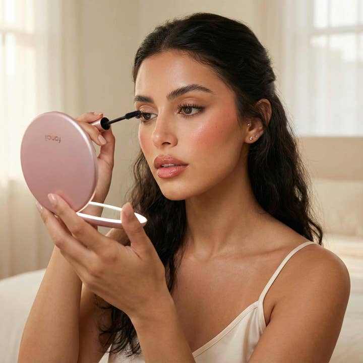 Fancii - Vente Miroirs de poche - Miroir compact Taylor de 5 po avec lumières LED20