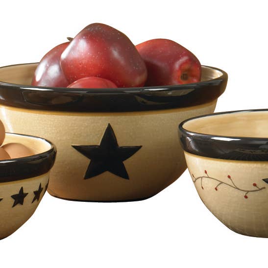 Star Vine Mixing Bowls Set for wholesale by Park Designs