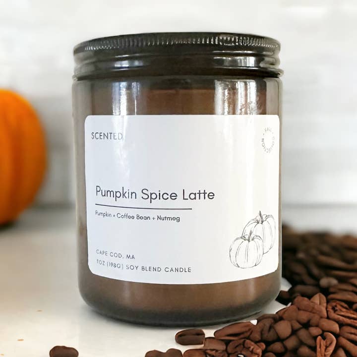 Pumpkin Spice Latte - 7oz Candle for wholesale by SCENTED.