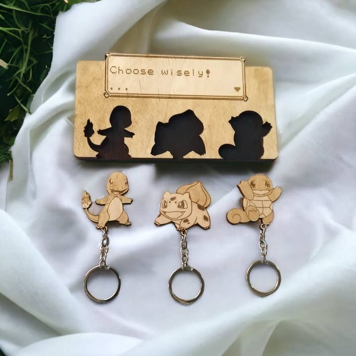 Studio Rima - Vente Porte-clés – unisexe - Porte-clés mural Pokémon avec porte-clés geek - Studio Rima4
