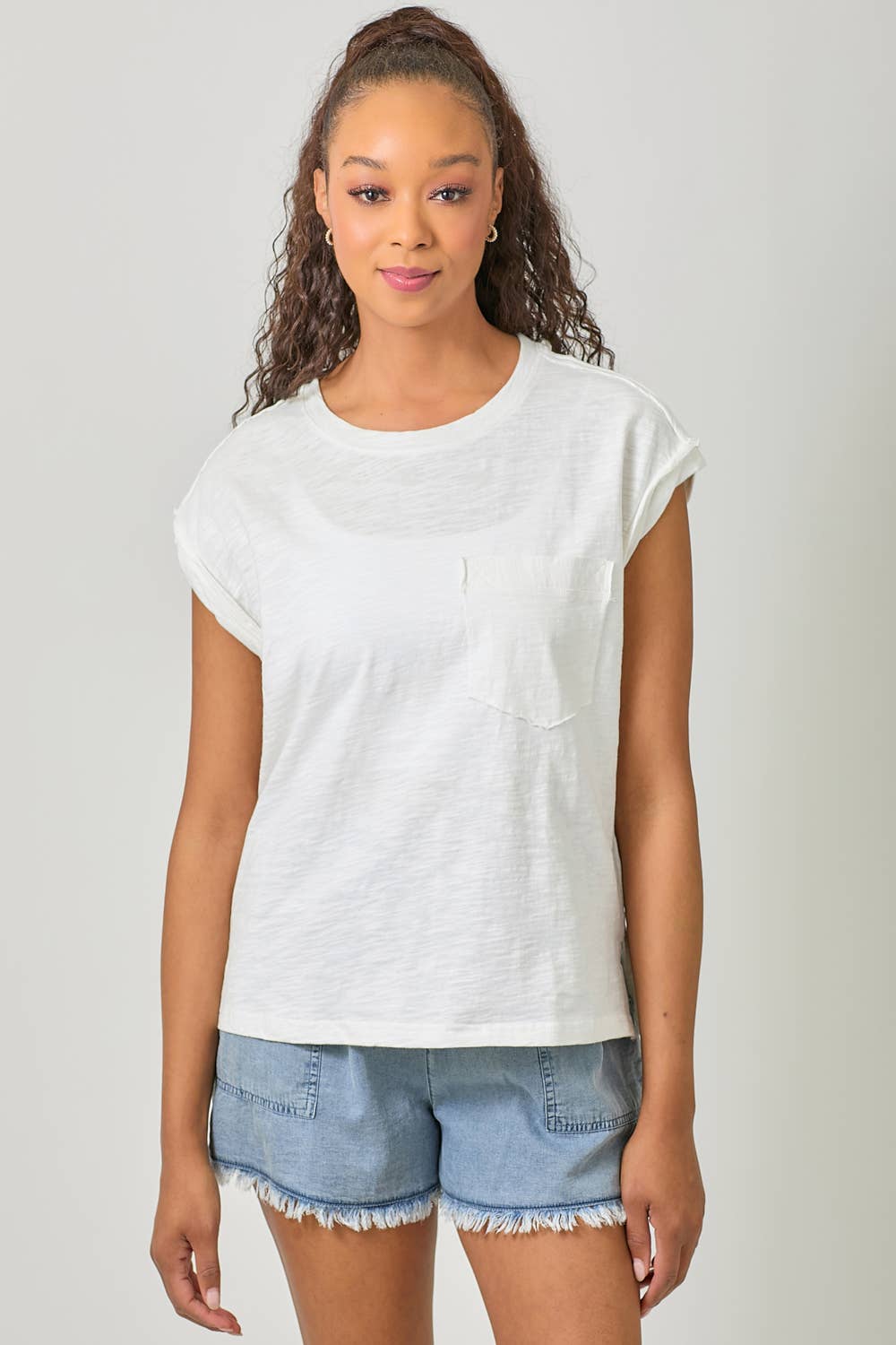 Mystree - Wholesale T-Shirt - Women's - 61119 Washed Slouchy Essential Tee9