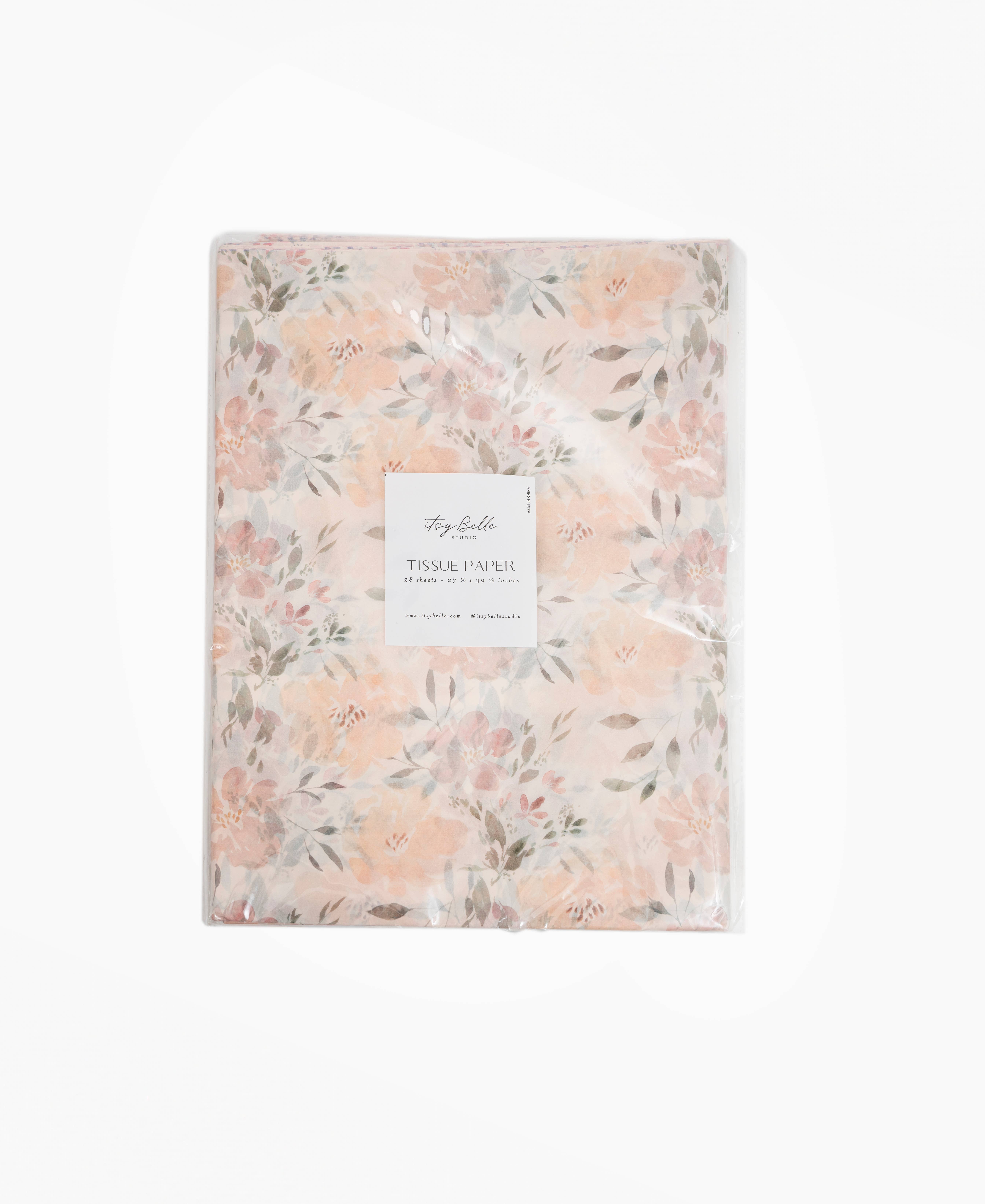 Itsy Belle Studio - Wholesale Tissue Paper - Floral Tissue Paper 28 large sheets3