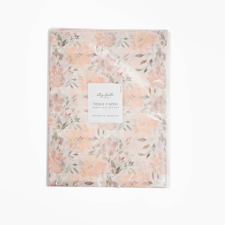 Itsy Belle Studio - Wholesale Tissue Paper - Floral Tissue Paper 28 large sheets3