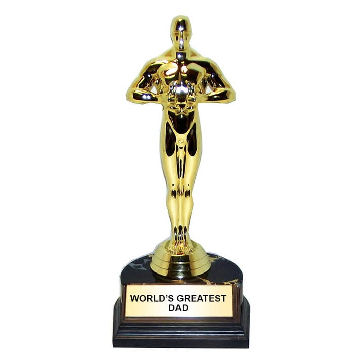 Trophy - World's Greatest Dad - Gold - (7 inches) for wholesale by AAHS Enterprises