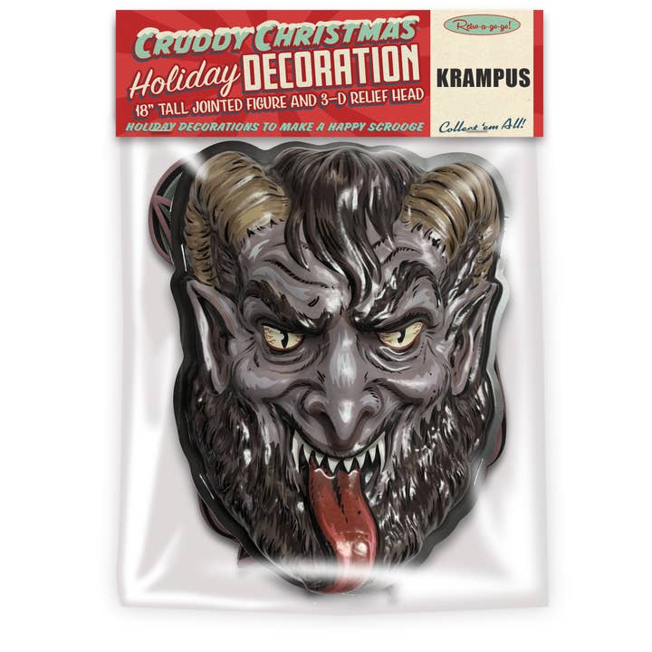 Retro-a-go-go! - Wholesale Christmas Decoration - Cruddy Christmas Krampus Mini Monster