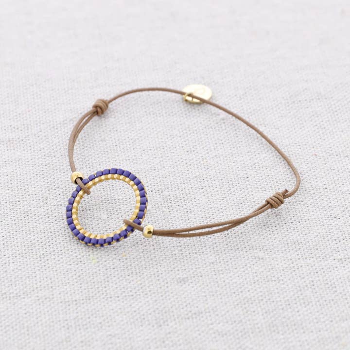 Sonata - Wholesale Beaded Bracelet - Miyuki Steel Circle Elastic Bracelet3