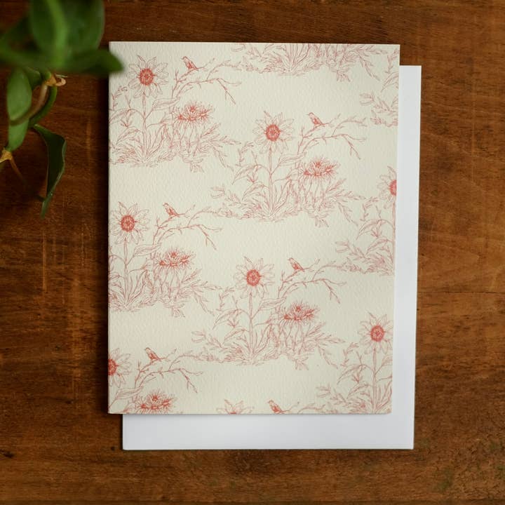 Toile de "Joy" | Tarjeta de Felicitación Botánica | A2 para venta al por mayor de annalisa v. sawtell