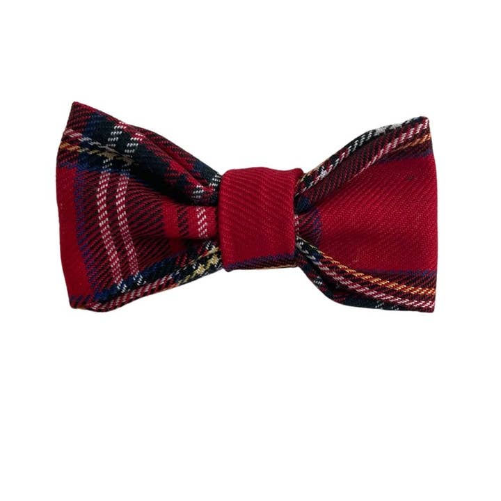 Stylish Dogs - Collars, Leads BowTies, Bandanas – wholesale Fluga - Hund – Regal Röd Tartan Hund Fluga