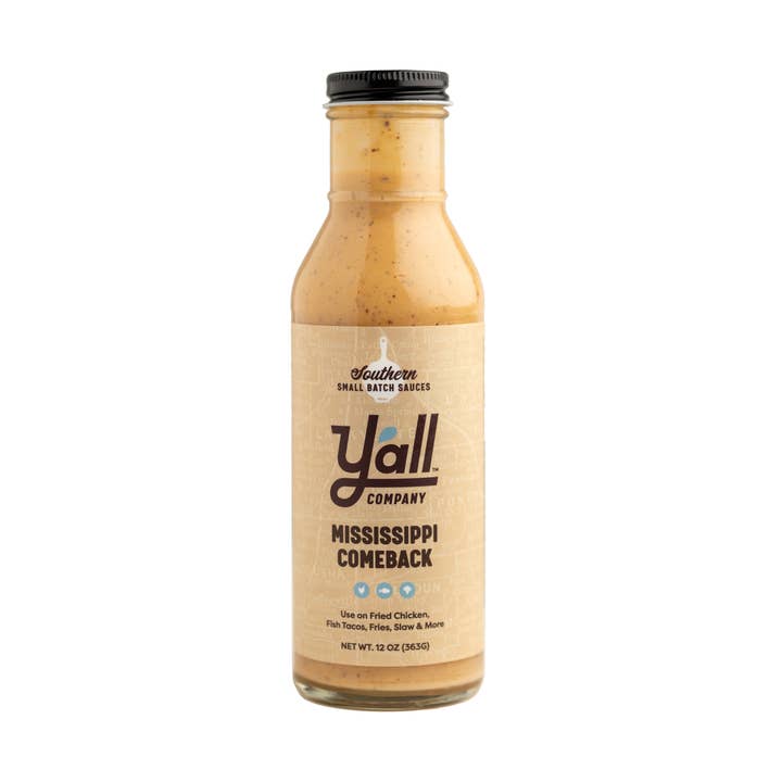 Y'all Company - Wholesale Dip - Mississippi Comeback Sauce 12oz0