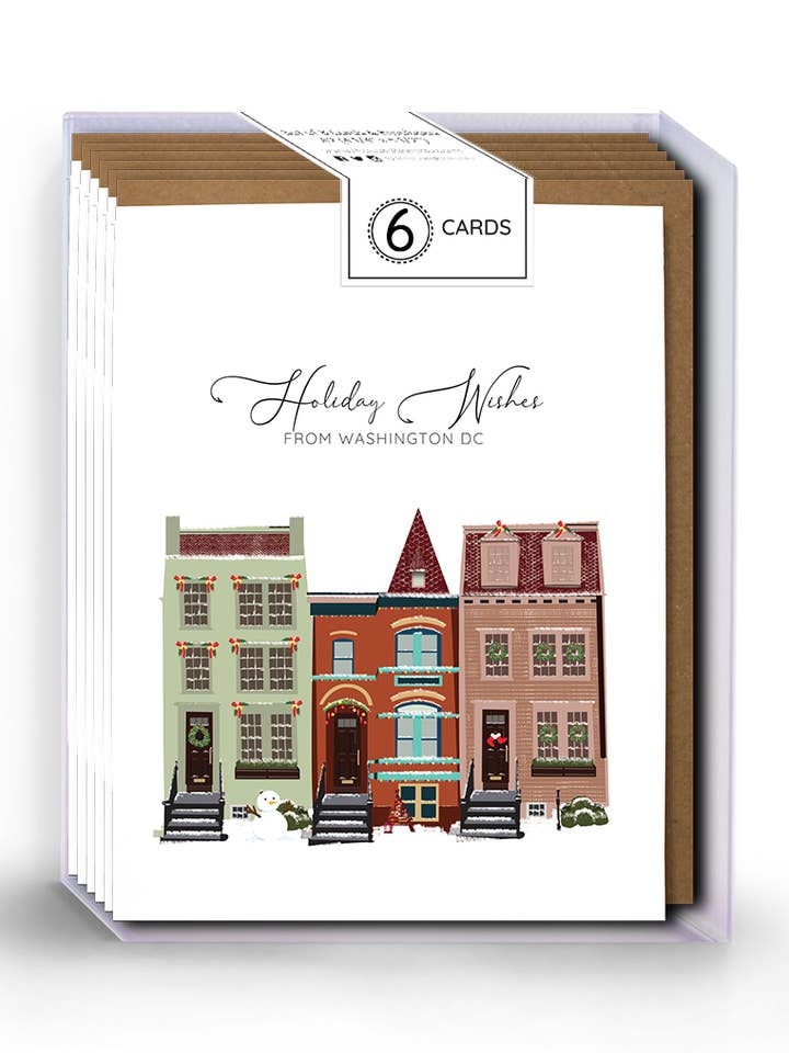 BOX SET - DC Holiday Wishes Christmas Card for wholesale by The Card Bureau