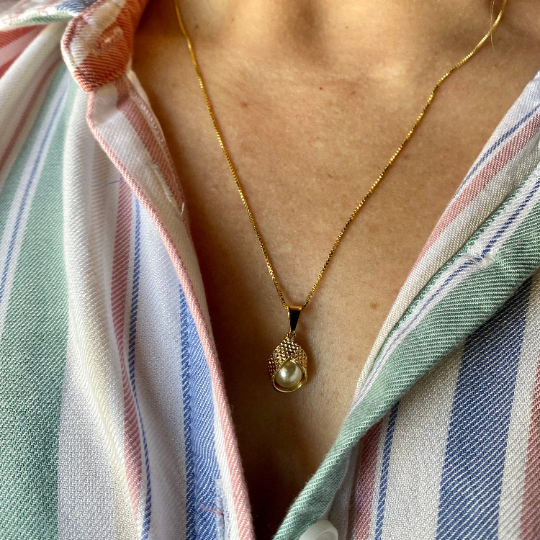 GoldFi - Wholesale Jewelry Set - 18k Gold Filled Wrap Pearl Jewelry Set5