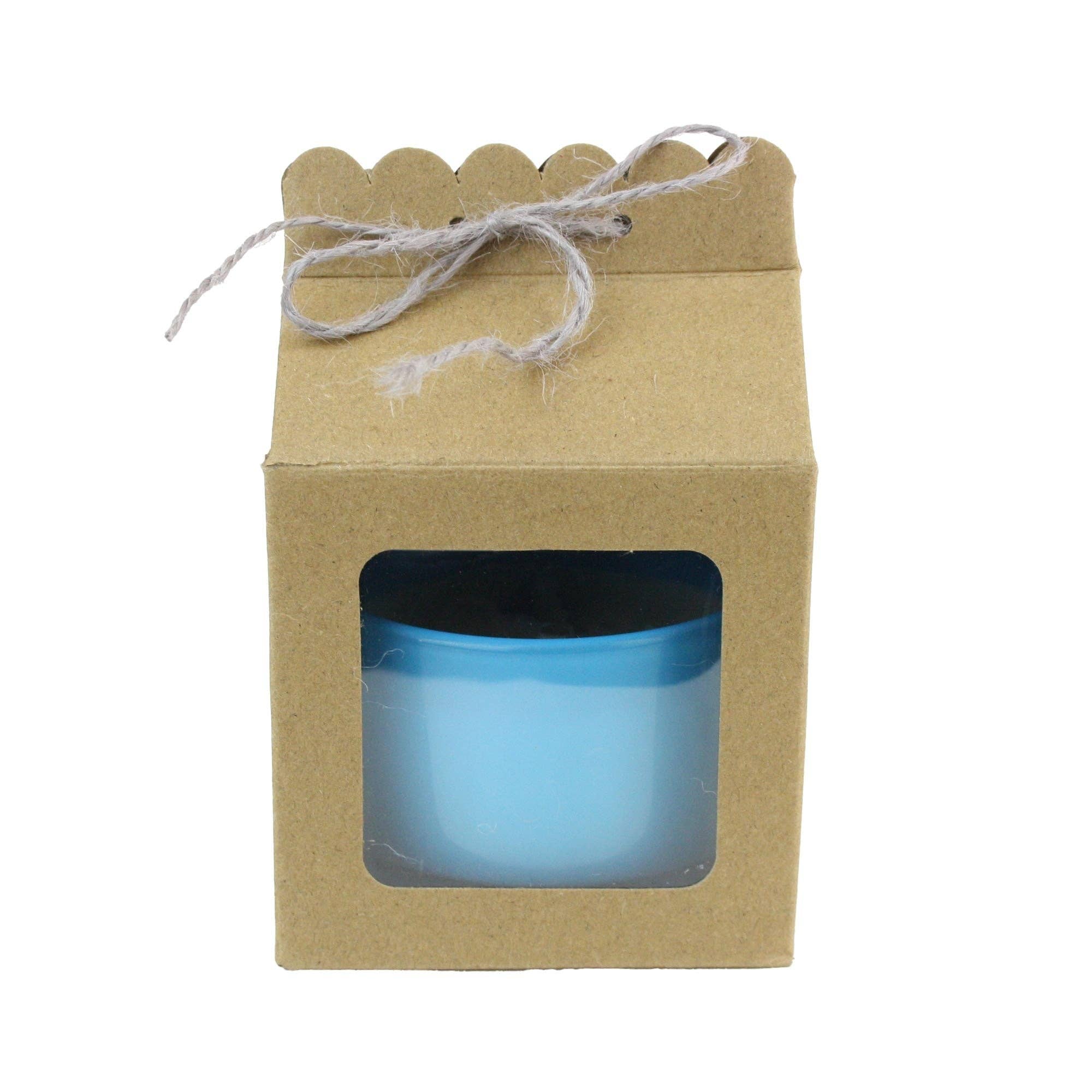 Emartbuy - Wholesale Gift Box - Kraft Gift Box with Clear Window and Twine Closure Pack of 34