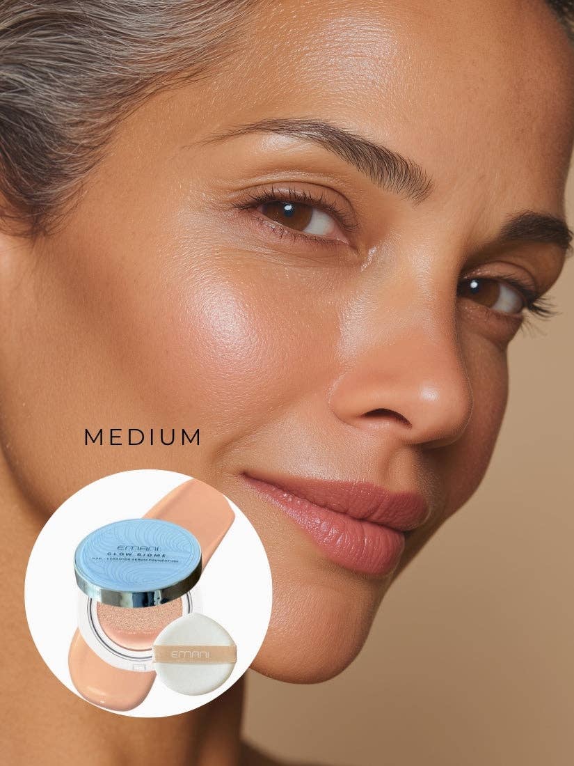 EMANI VEGAN COSMETICS - Vente Fonds de teint - Glow Biome Fond de Teint Sérum NAD+10