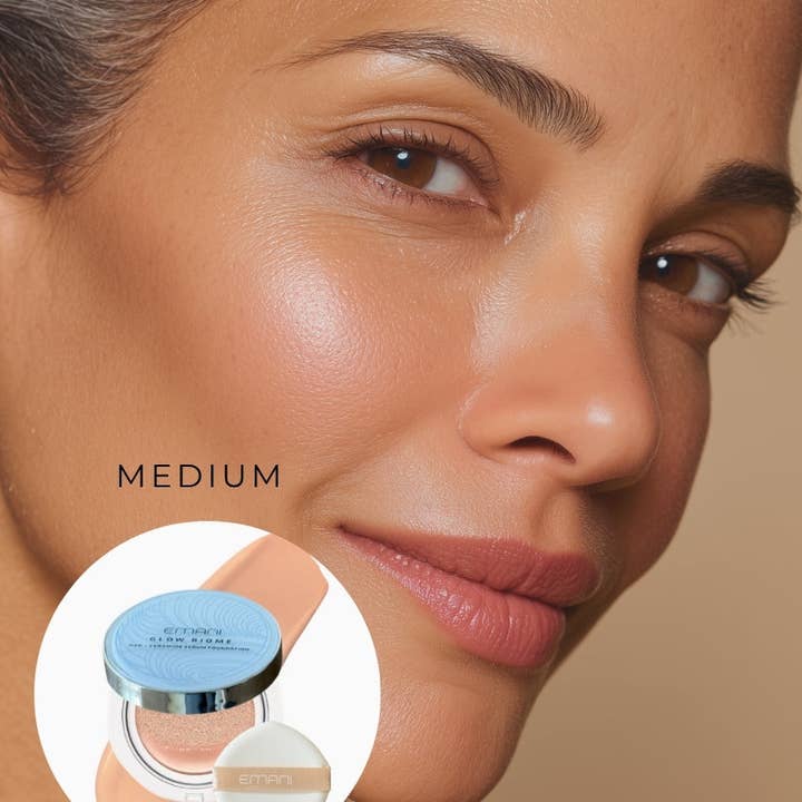 EMANI VEGAN COSMETICS - Vente Fonds de teint - Glow Biome Fond de Teint Sérum NAD+10