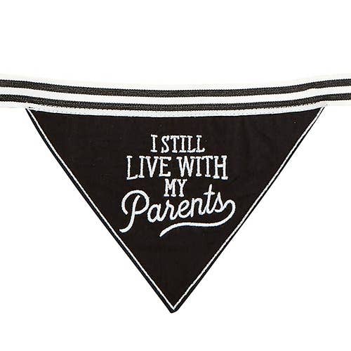 Santa Barbara Design Studio by Creative Brands - Wholesale Pet Bandana - Dog - Pet Bandana - I Still Live With My Parents1