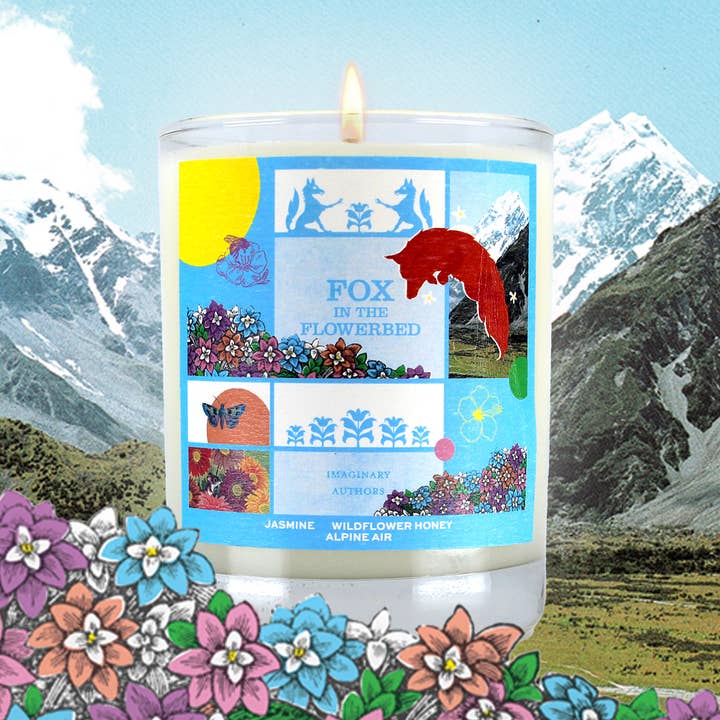 Fox in the Flowerbed - Candle for wholesale by Imaginary Authors