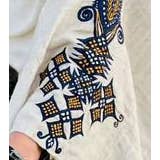 Deseta Design - Wholesale Scarf - Unisex - Ethiopian Style Embroidered Motif (Tilf) Printed Silk Scarf5