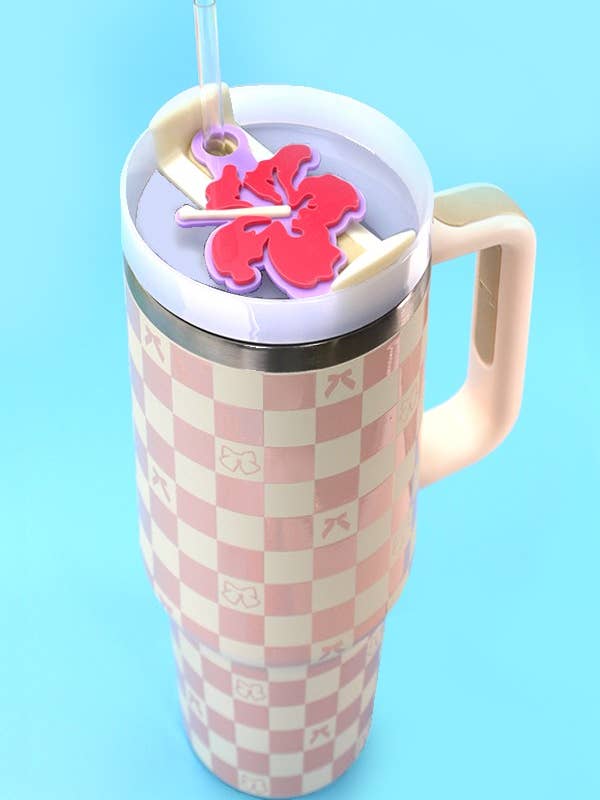 40oz FLOWER TUMBLER TOPPER | 40TB1923 for wholesale by JOSSLYN by wall to wall