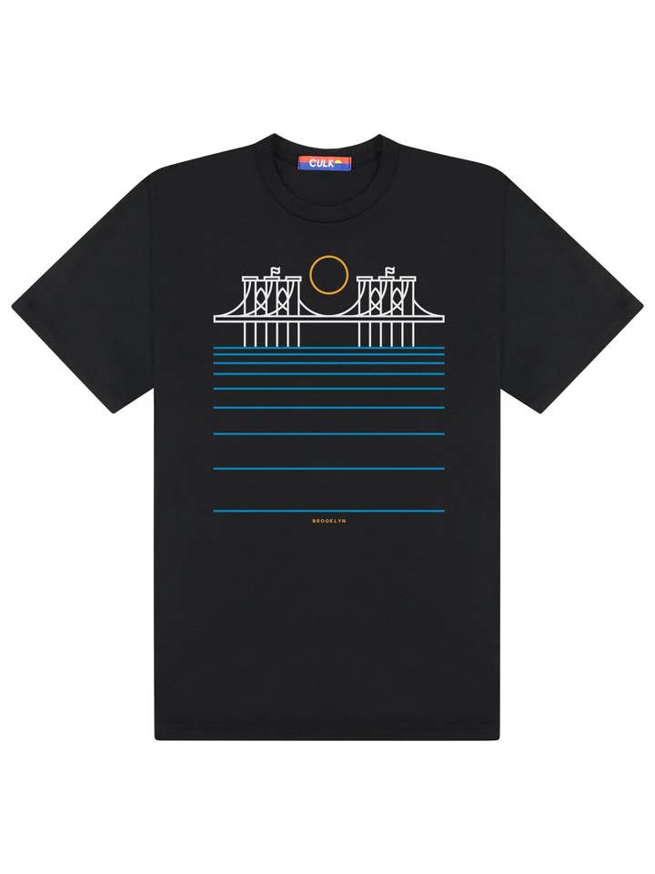 Camiseta Puente de Brooklyn Negra para venta al por mayor de Culk