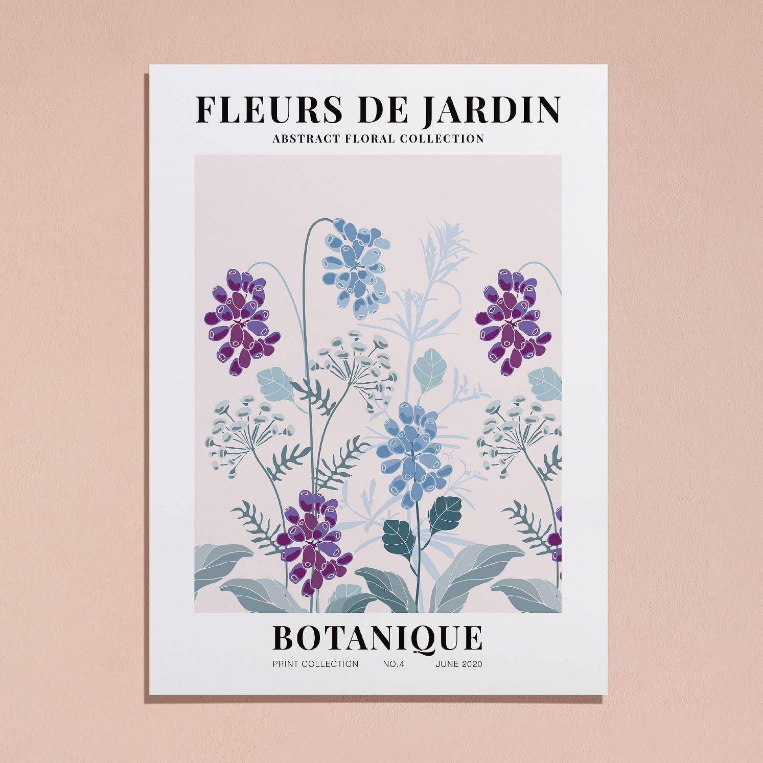 Sugar & Canvas - Wholesale Kunstprint - Bloemenmarkt Fleurs De Jardin Botanische kunstdruk FM532