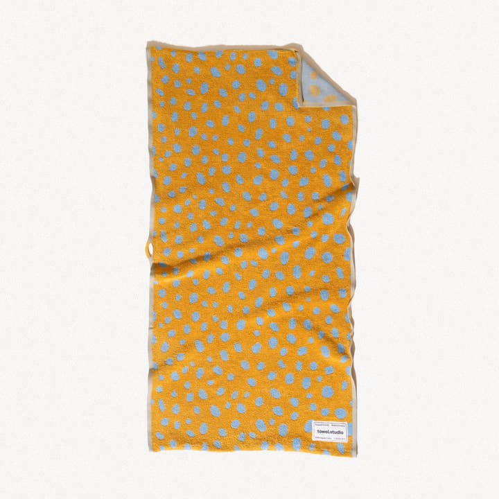 Pebbles Gym Towel | Caramel & Sky for wholesale by towel.studio