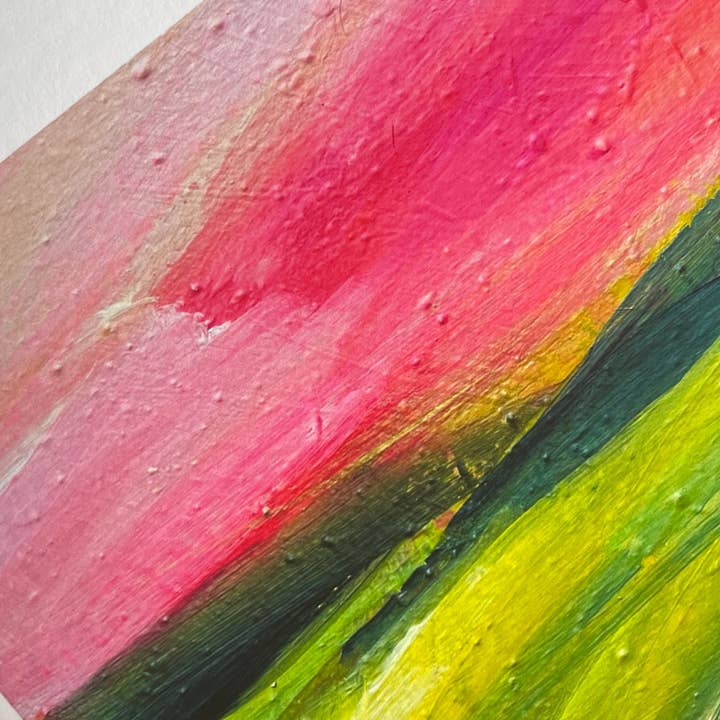 Beth Garner - Wholesale Art Print - 'Aurora', Scottish Abstract Landscape A4 Print4