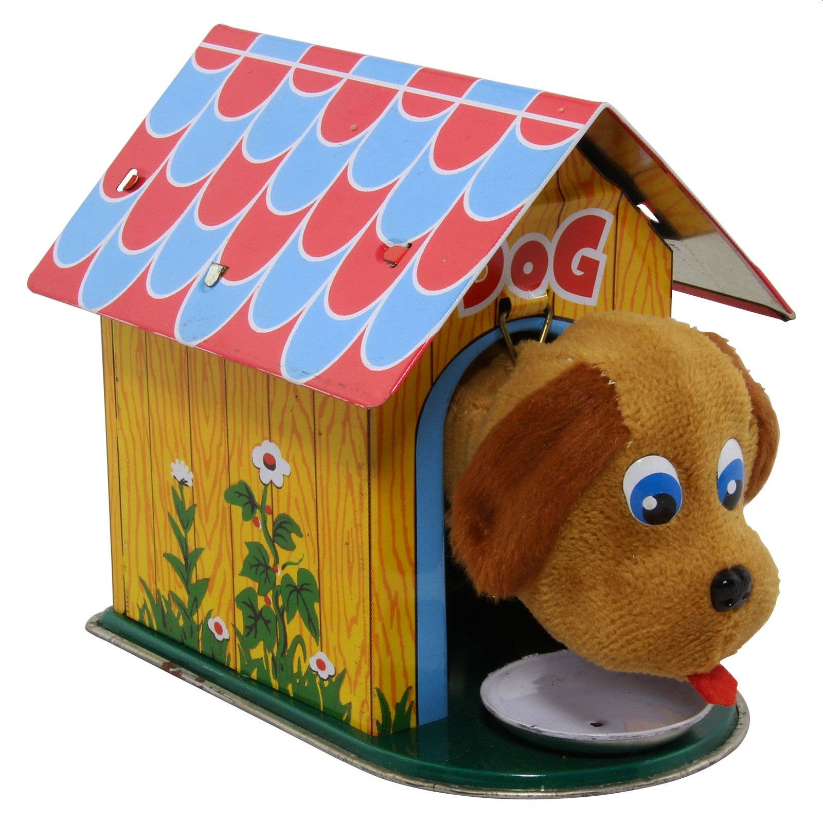 Tribal Trade GmbH - Wholesale Classic Toy - Kids - Tin Toy Dog House Dog House Dog in Doghouse0