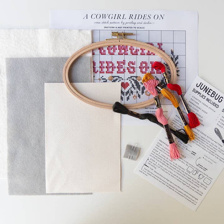 A Cowgirl Rides On Kit for wholesale by Junebug and Darlin
