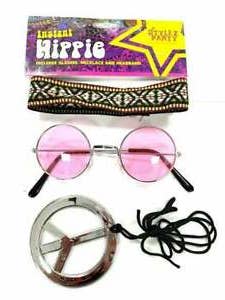 Stylex Party - Vente Déguisement – femme - Hippy Kit Set de lunettes, serre-tête, collier, déguisement7