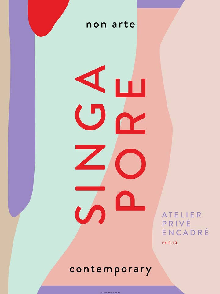 Non Arte Poster "Singapore" for wholesale by Nynne Rosenvinge