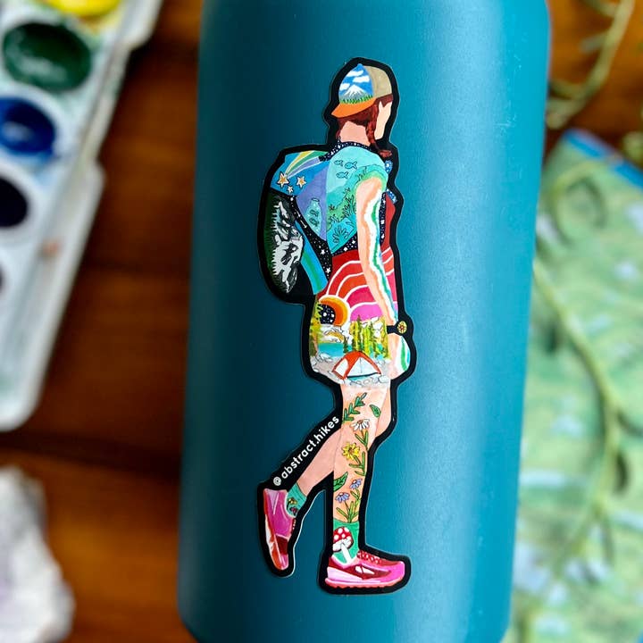 Abstract Hikes - Wholesale Sticker - Hiking Sticker: "Ella"8