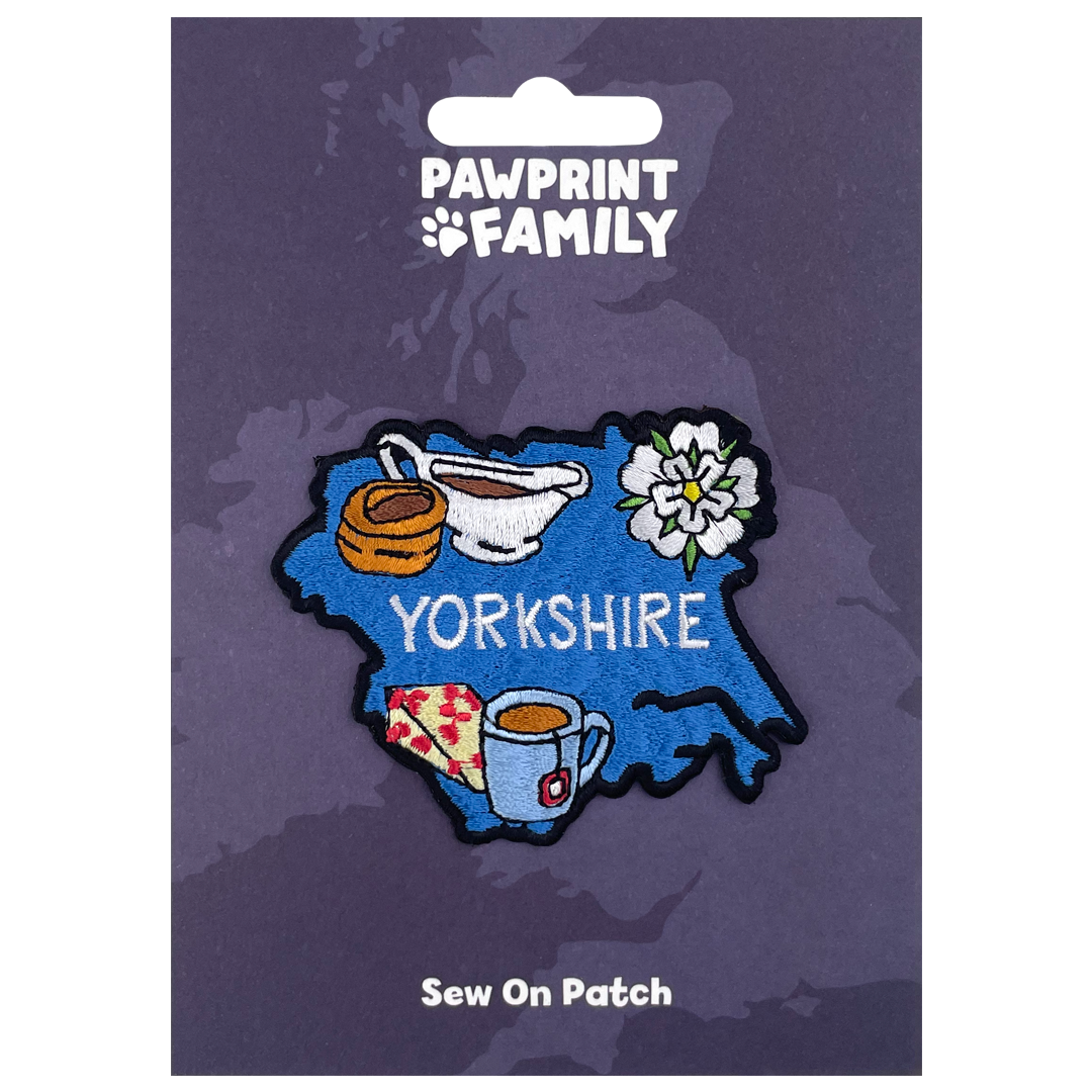 Pawprint Family – wholesale Patch – Yorkshire Sew On Patch1
