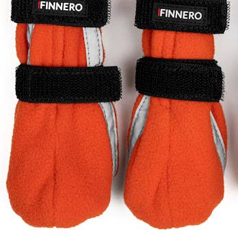 FINNERO - Wholesale Pet Boots - Dog - FINNERO HALLA REFLECTIVE Booties For Dogs 4pcs/pac, 3 Colors16