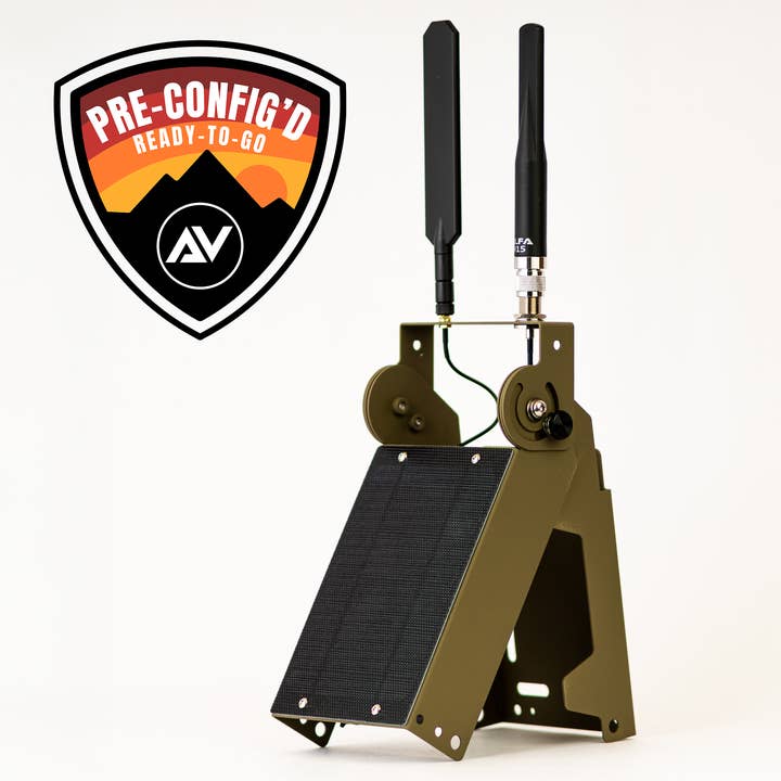 Atlavox Beacon Solar Meshtastic Node – Préconfiguré pour la vente par Solid Link Systems