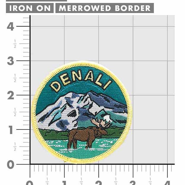 Hike and Draw - Venta al por mayor Parches - Parche Parque Nacional Denali1