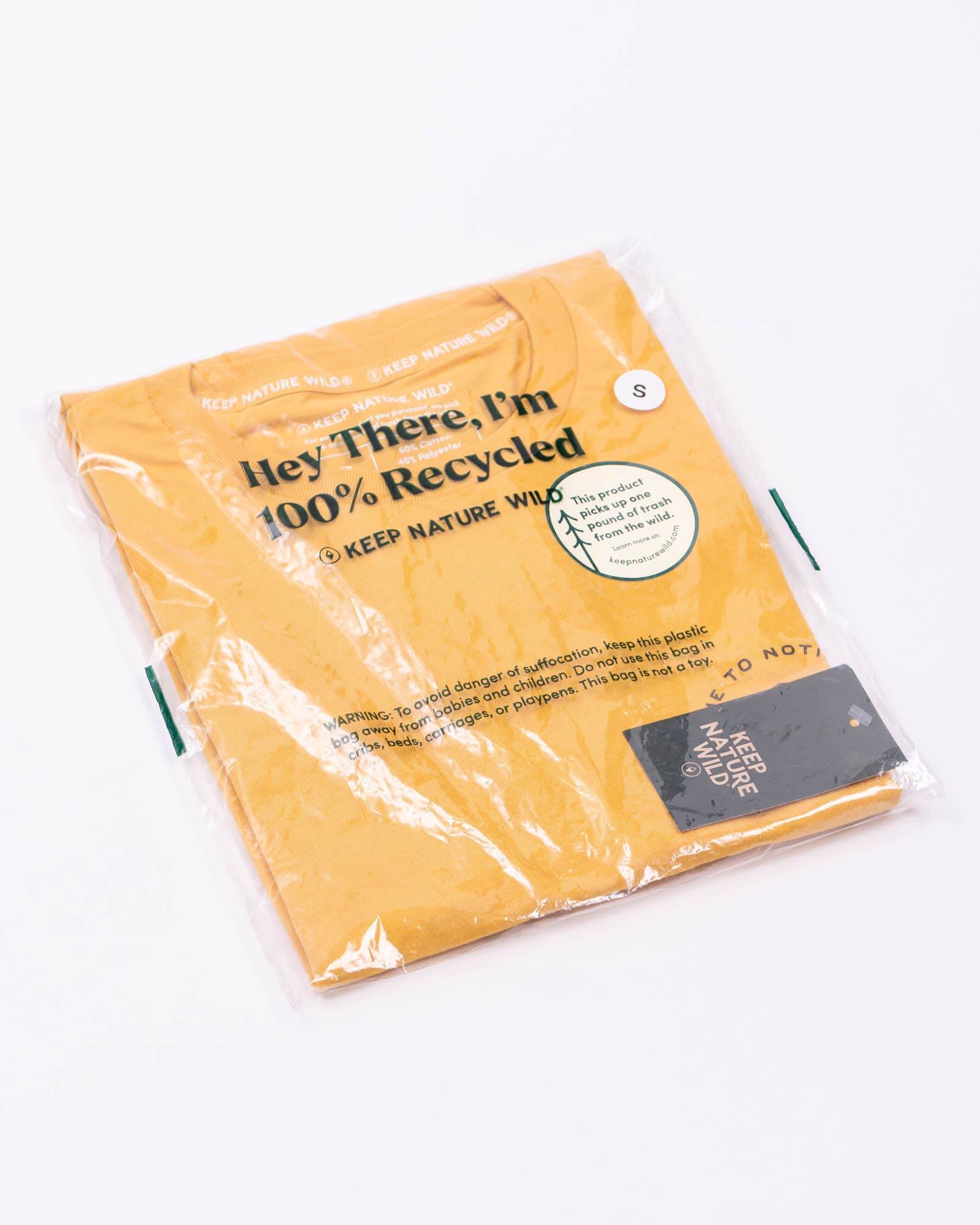 Keep Nature Wild - Wholesale Screen Printed T-Shirt - Unisex - Nature Study Wildflowers Unisex Tee | Mustard8