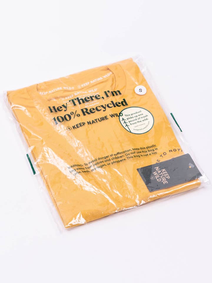 Keep Nature Wild - Wholesale Screen Printed T-Shirt - Unisex - Nature Study Wildflowers Unisex Tee | Mustard8