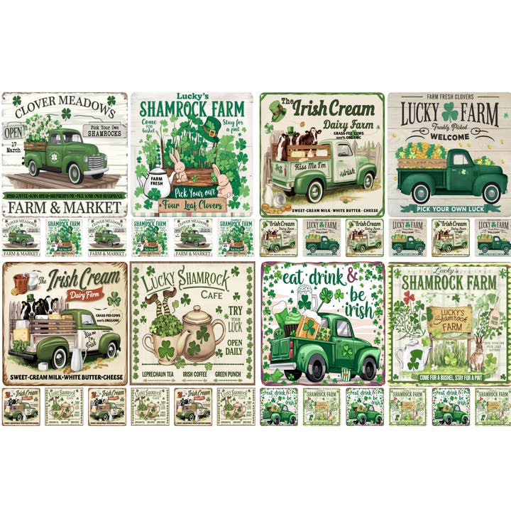 Papel de Arroz Irish Signs, 8 x 11.5 pulgadas (A4) para venta al por mayor de Craft Kreatively