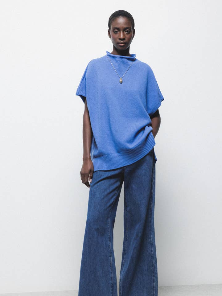 Pull en maille unie (437521-43) pour la vente par Lanidor