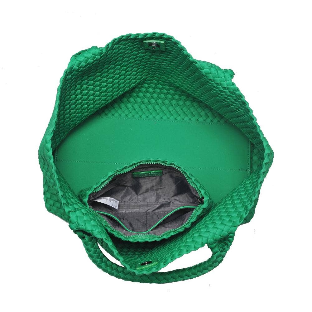 Sol and Selene – Großhandel Tragetasche – Damen – Große gewebte Neopren-Tasche "Sky's The Limit"79