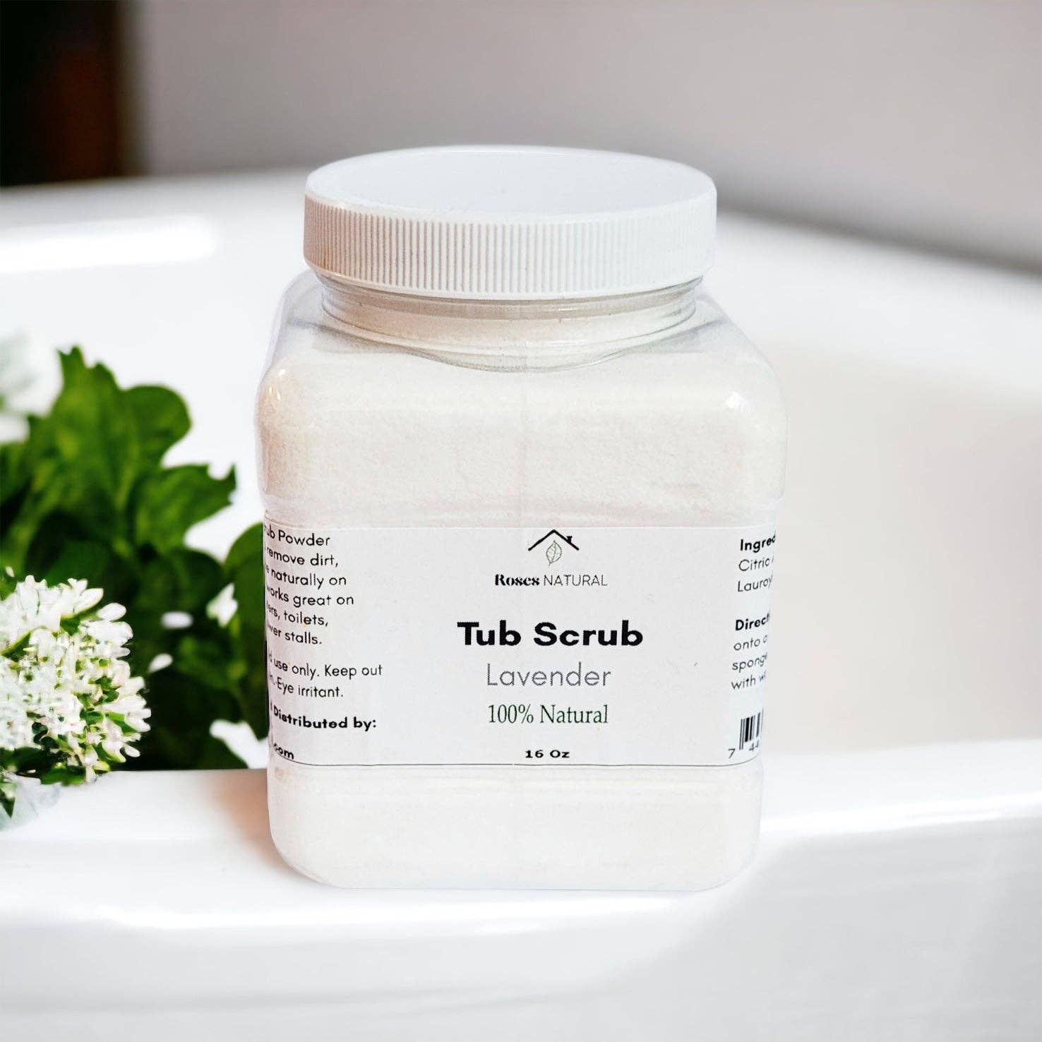 Roses Natural - Vente Éponges de bain - Gommage naturel pour baignoire1