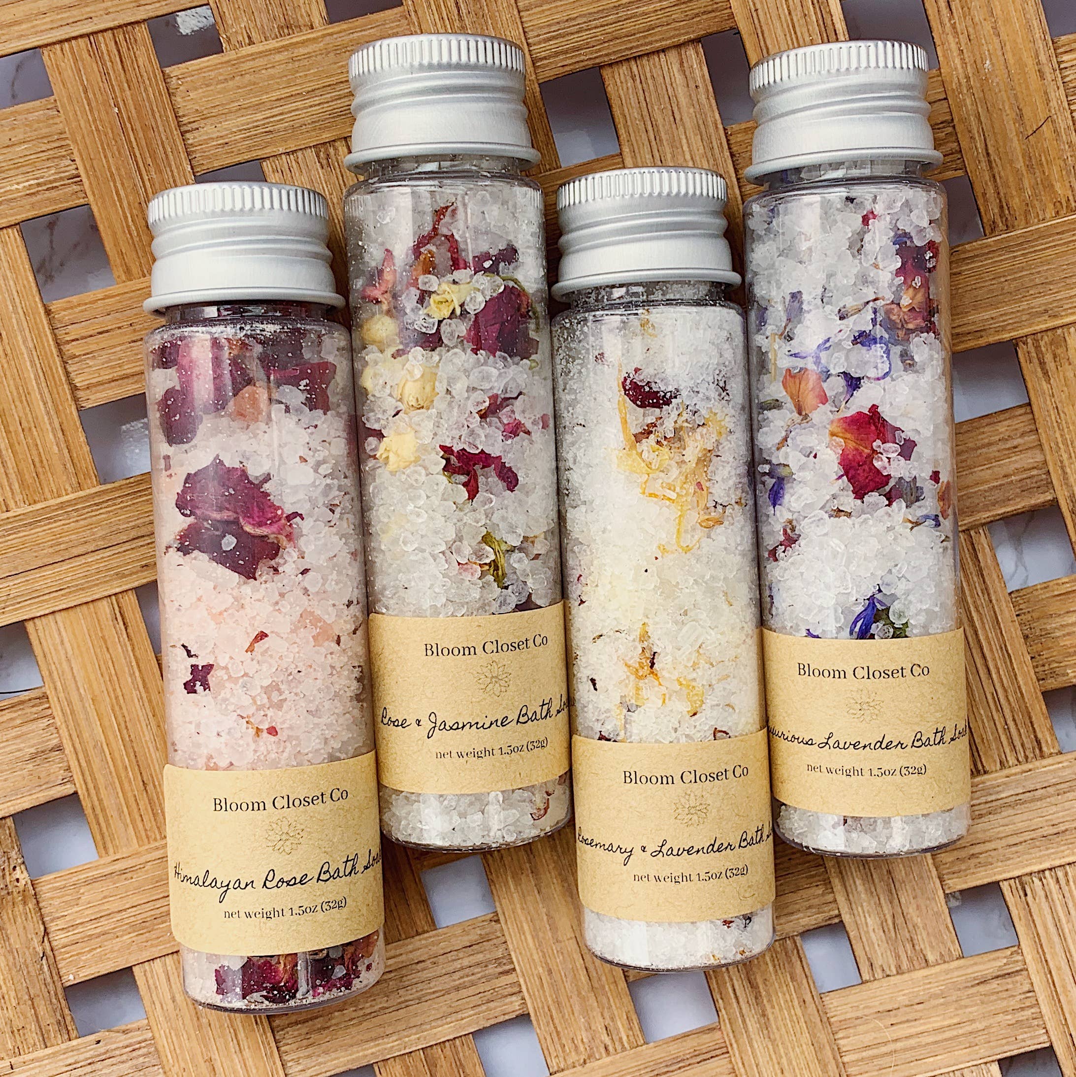 Bloom Closet Co - Wholesale Bath salts - Mini Test Tube Bath Salts2