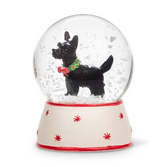 Abbott - Wholesale Snow Globe - Small Scottie Dog Snow Globe0