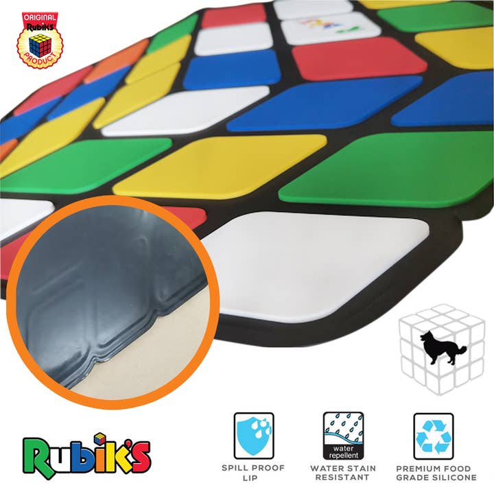 Alfombrilla de Goma para Alimentación de Mascotas Rubik's para venta al por mayor de Brand Partners Group